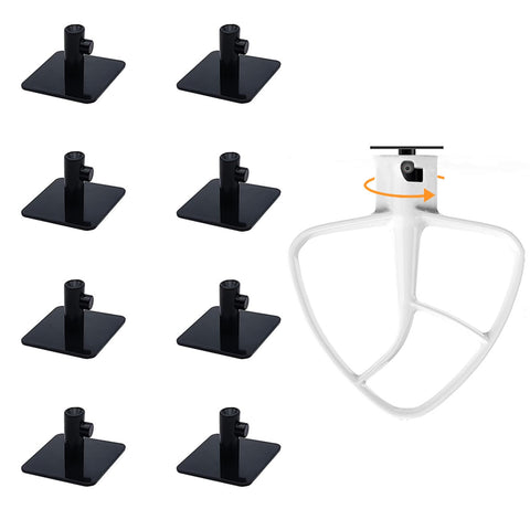 JFGLORIX stand mixer attachment holders four-pack organizes KitchenAid attachments for quick access.