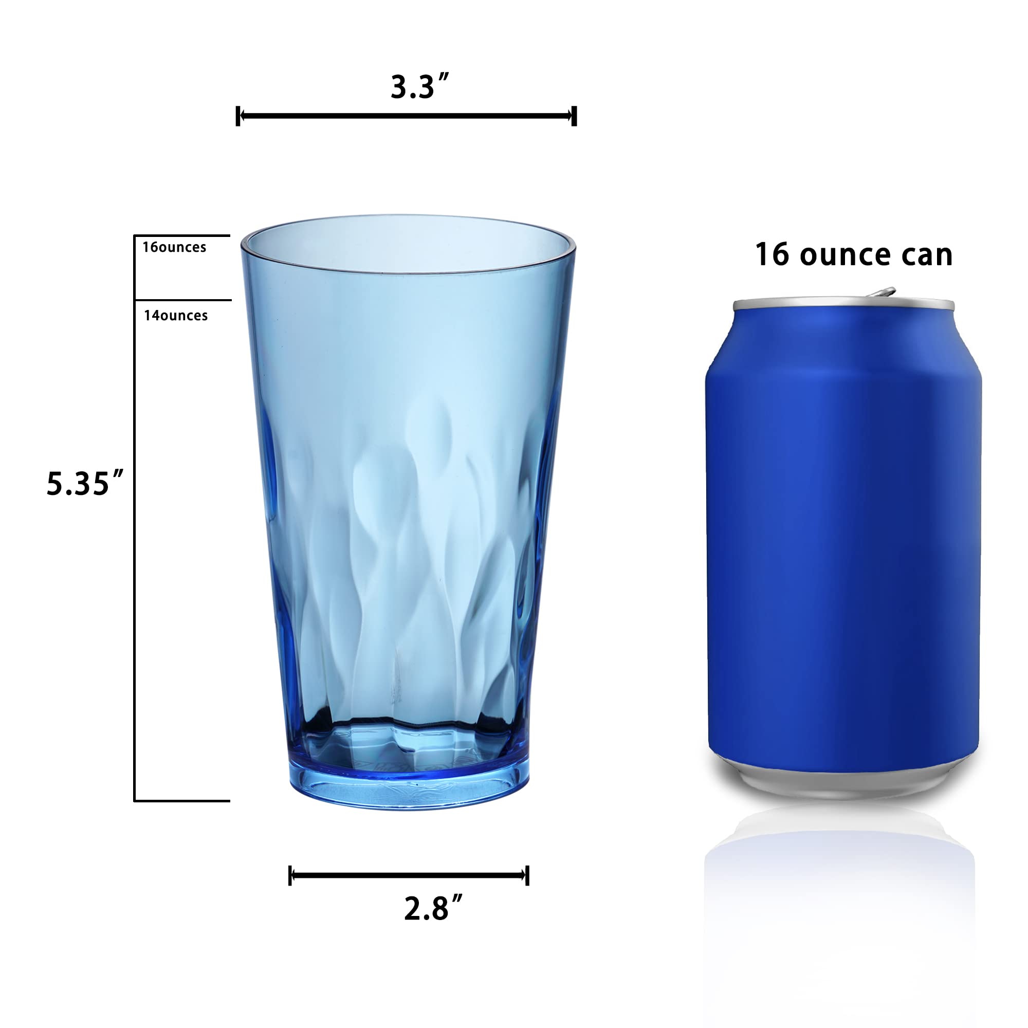JGIRL highball glass—elegant form with sturdy plastic, perfect for icy drinks.