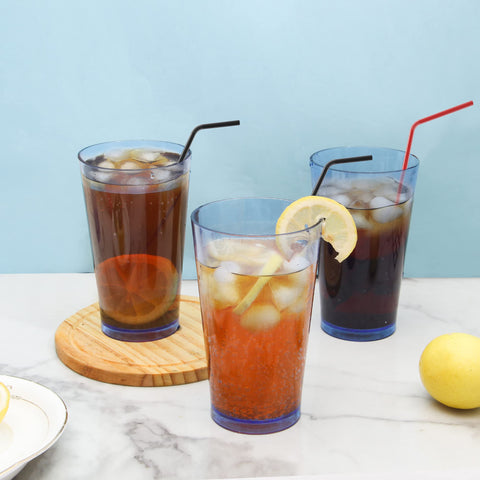JGIRL 16-ounce glass fits ice and desserts, versatile for beverages and treats.