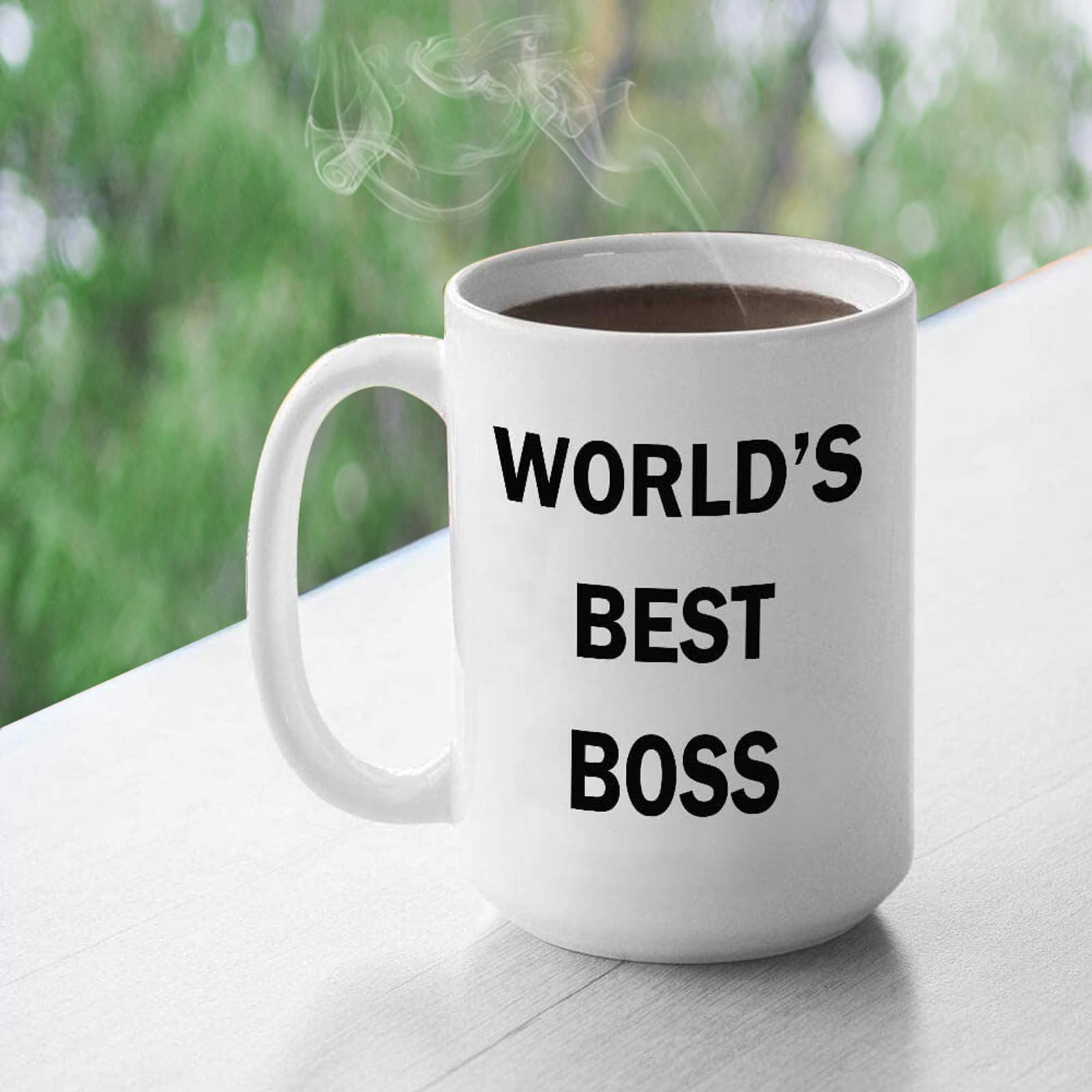 JGTONG World's Best Boss mug durable ceramic ensures lasting daily use