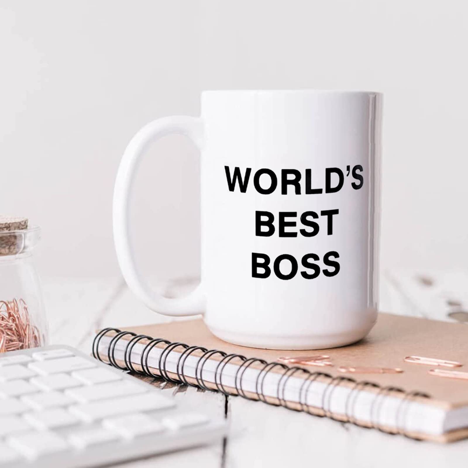 JGTONG World's Best Boss mug gift-ready packaging for holidays and celebrations