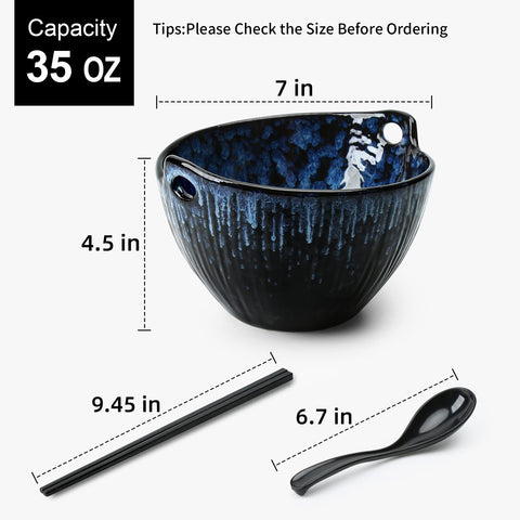 JH JIEMEI HOME chopsticks included for authentic ramen dining.