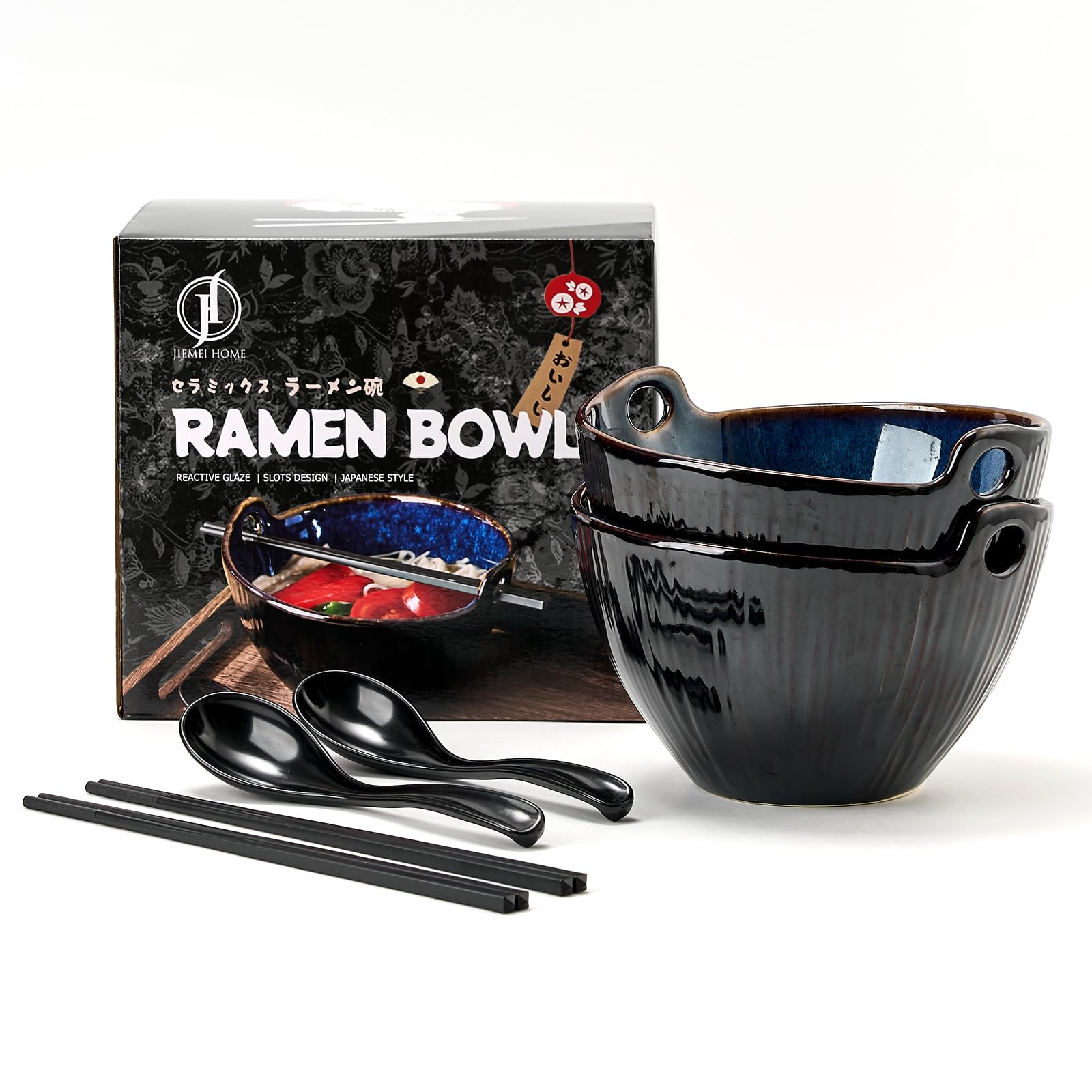 JH JIEMEI HOME 7-inch bowls for ramen or udon portions.