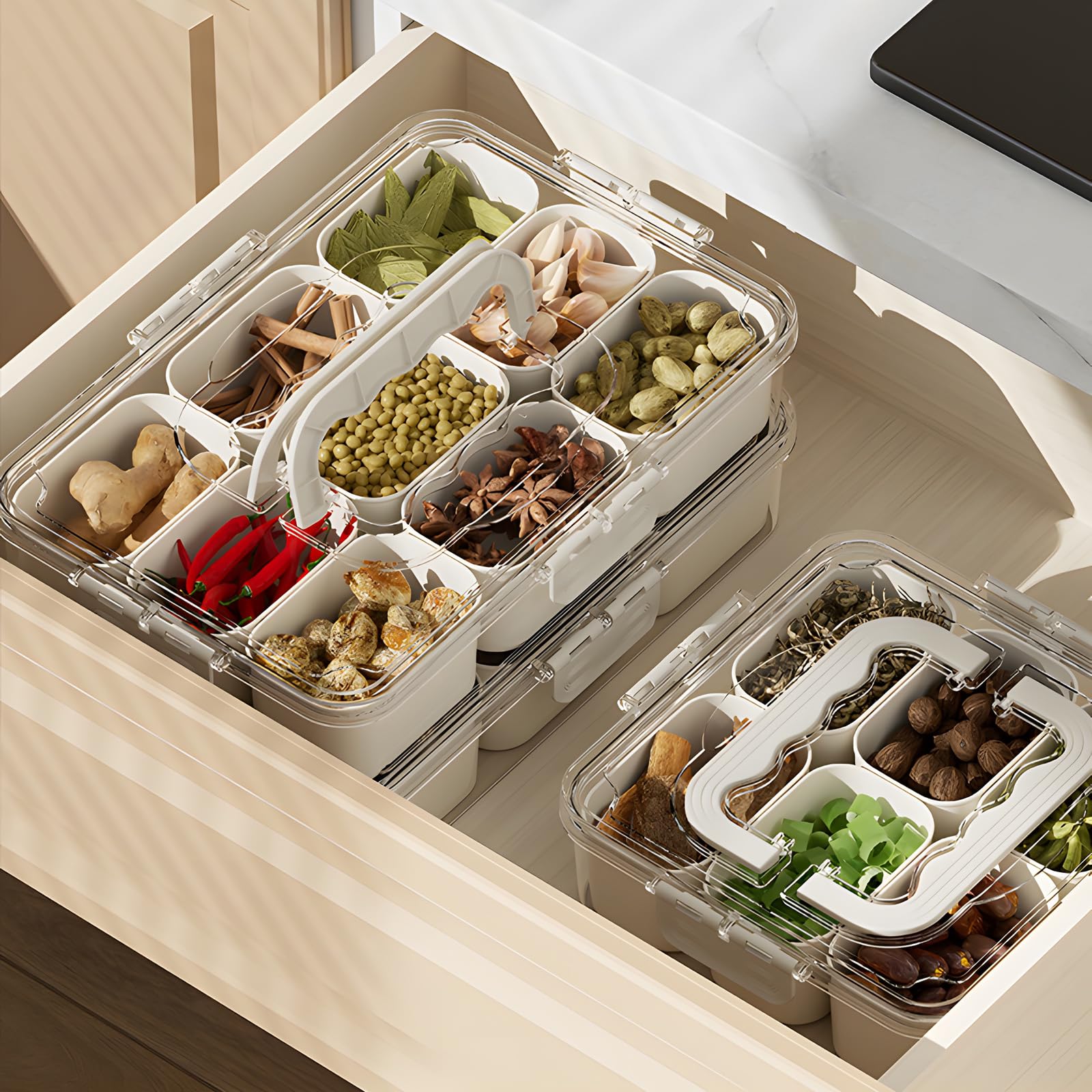 J-hong fridge-safe PET plastic tray suitable for safe food storage.