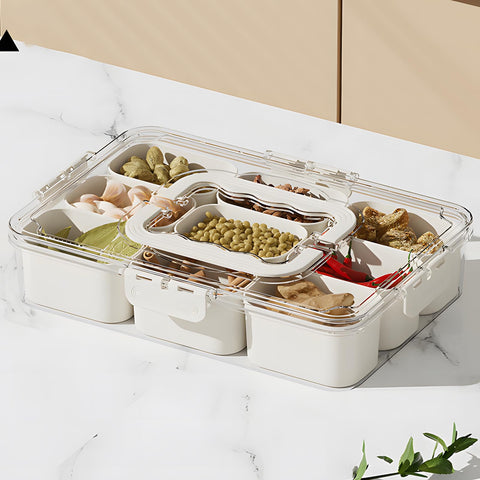 J-hong utility container set with lid for organized snacks and small items.
