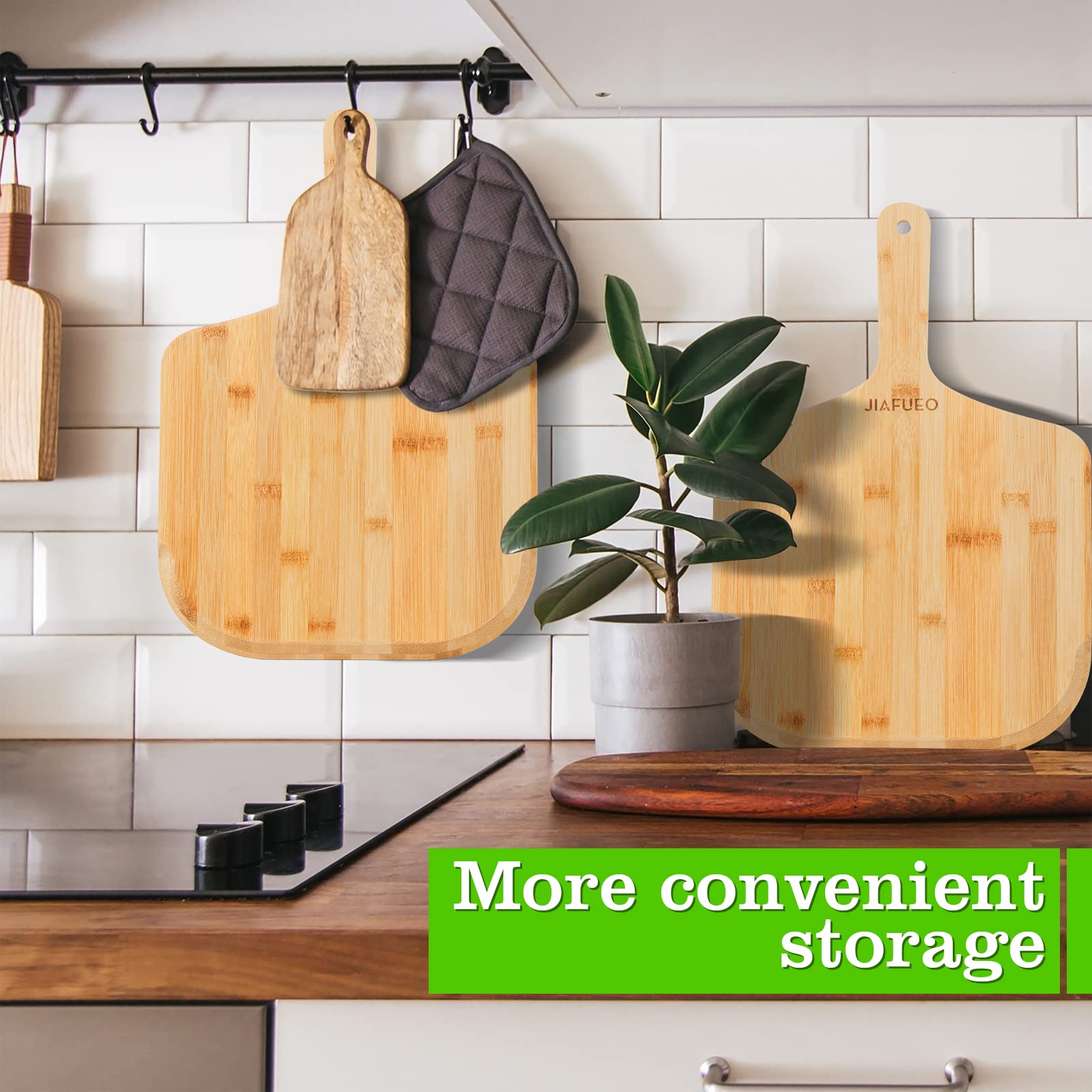 JIAFUEO bamboo finish is easy to clean after use.