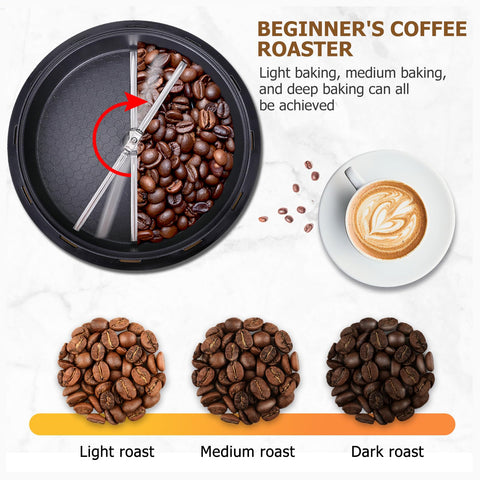 JIAWANSHUN roaster temperature control dial enables precise roasting