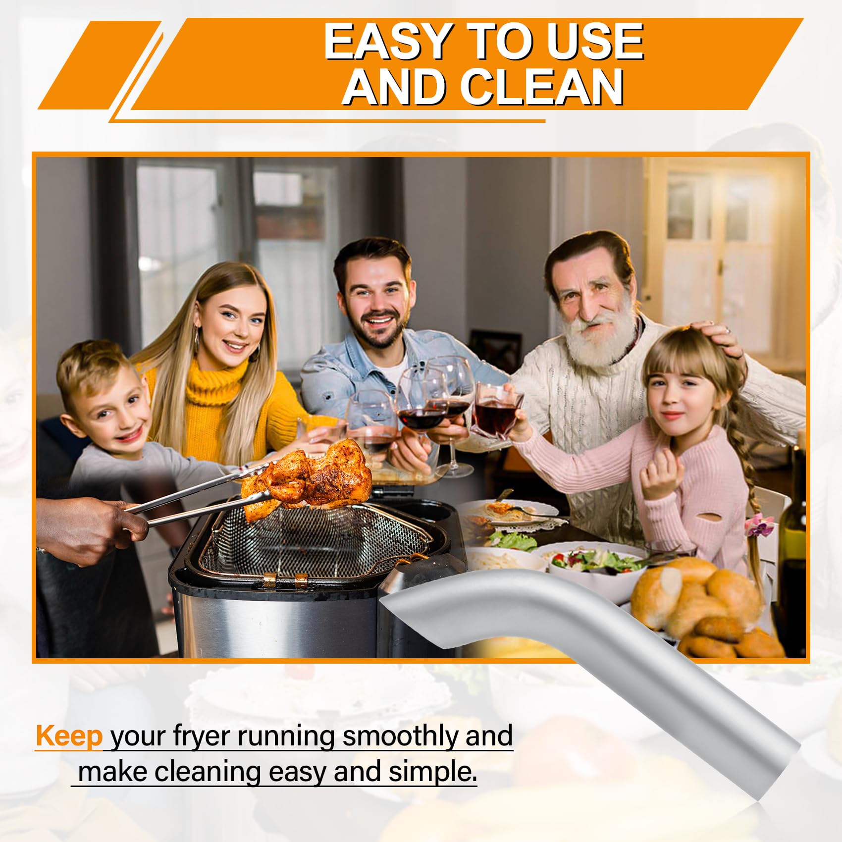 JICUSE maintenance kit for Masterbuilt XL electric fryer reliability.