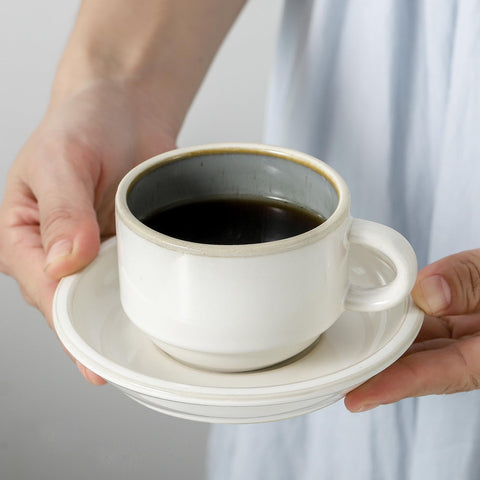 JIEMEI HOME 4oz demitasse cups ready for espresso or latte servings.