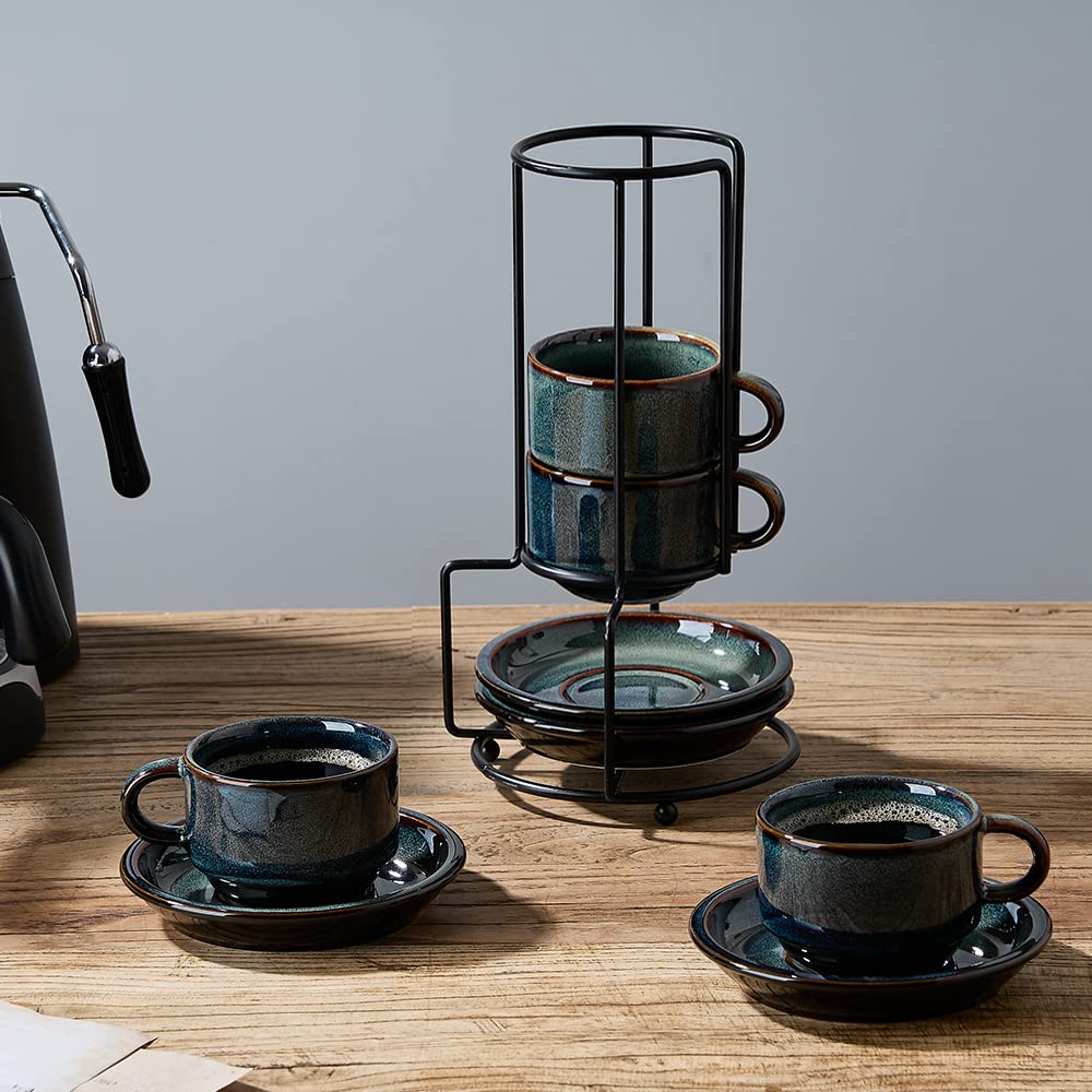 JIEMEI HOME dishwasher-safe and heat-resistant porcelain for easy care.