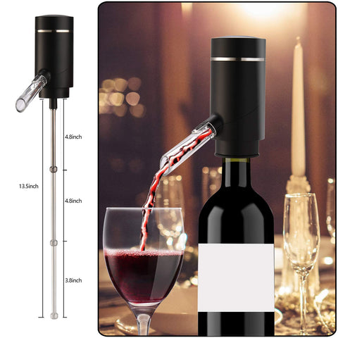 JIFAR wine dispenser pump in action for controlled, minimal-splash pours