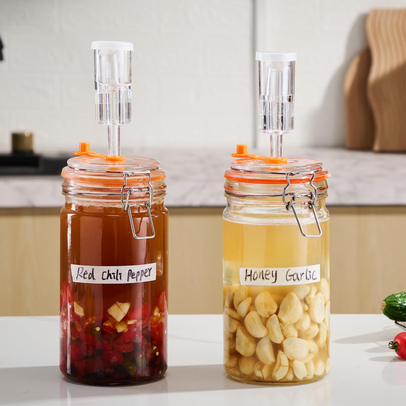 JILLMO dishwasher-safe glass jar simplifies cleaning after fermenting