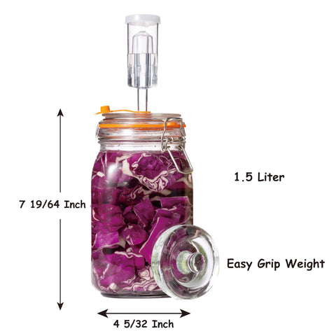 JILLMO fermentation weights stabilize produce, promoting even fermentation in every batch.