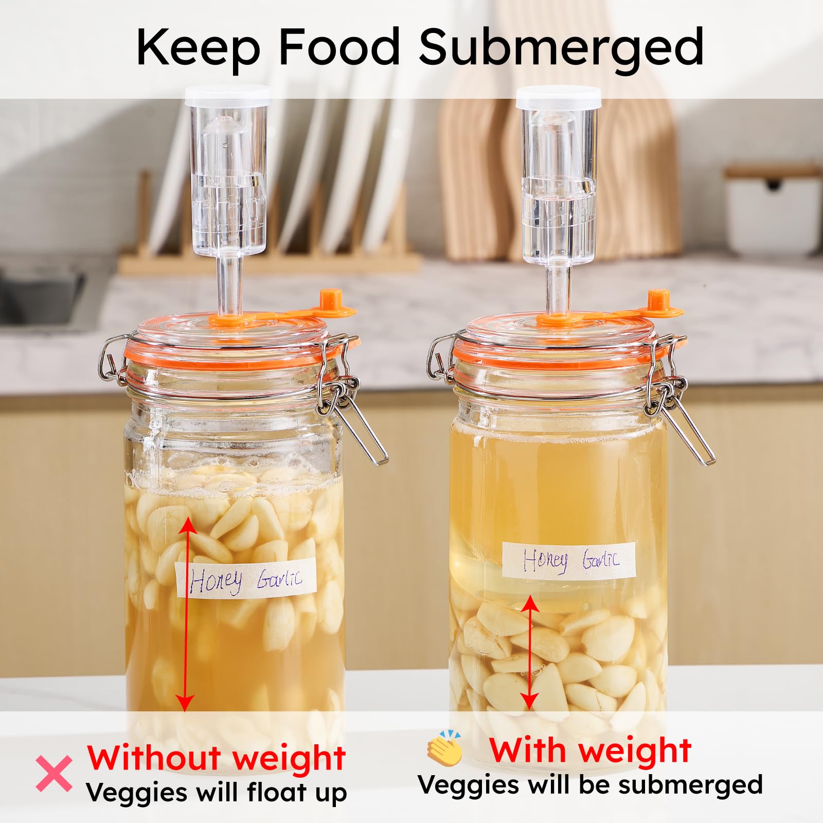 JILLMO heavy-weight fermentation plate stabilizes brine and prevents floatation