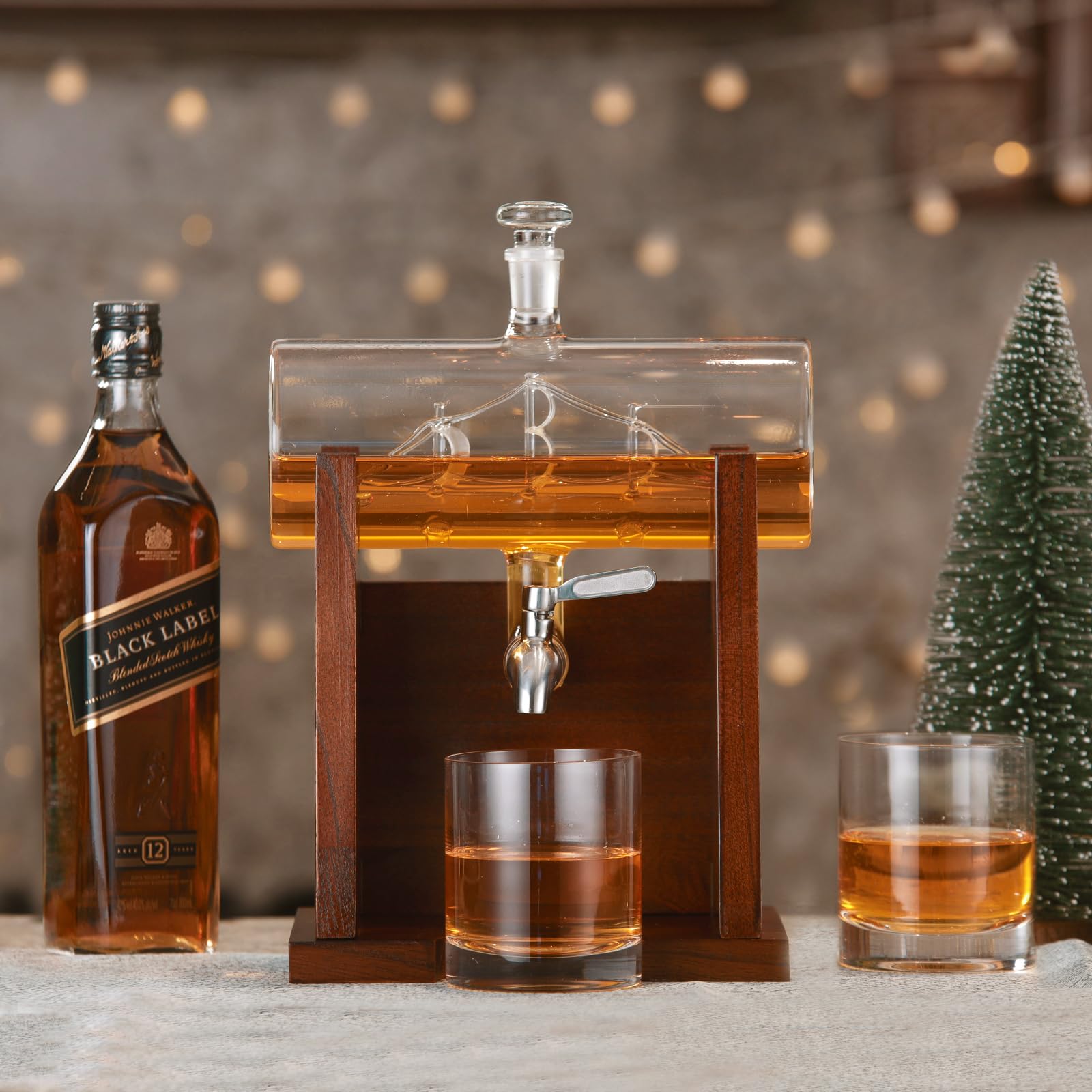 JILLMO versatile decanter suitable for whiskey or tequila