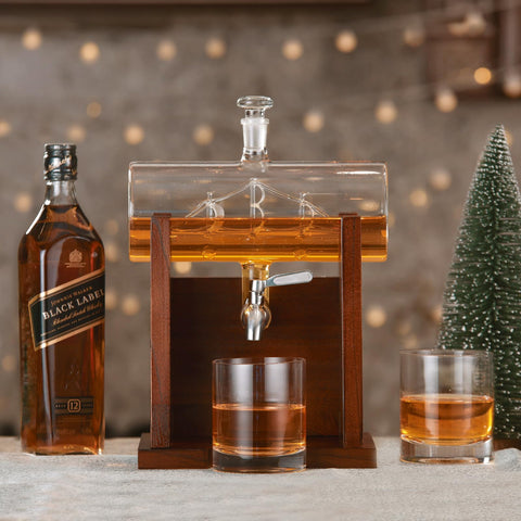 JILLMO versatile decanter suitable for whiskey or tequila