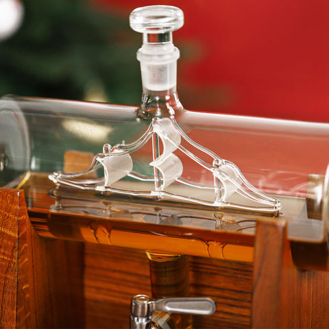 JILLMO ship-design decanter showcases craftsmanship and display value