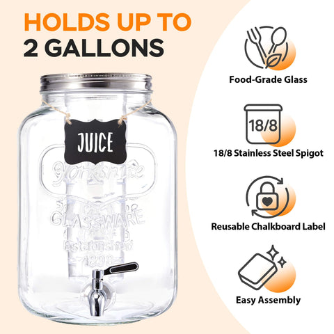JILLSKY rust-resistant spigot ensures leak-proof service at gatherings.