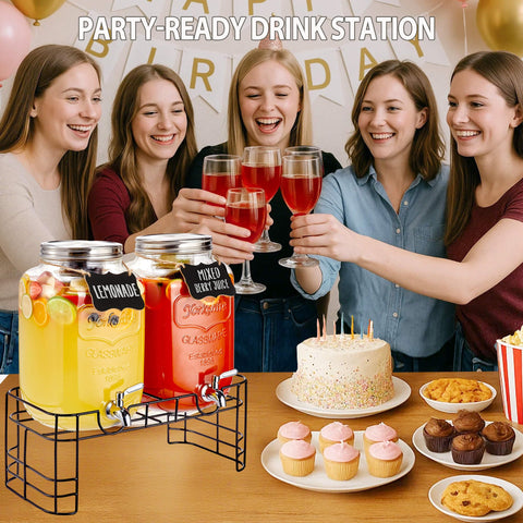 JILLSKY wide-mouth lid design keeps drinks fresh during events.