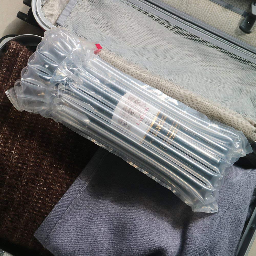 JIMEI multi use sleeve protects bottles, glasses, electronics during travel