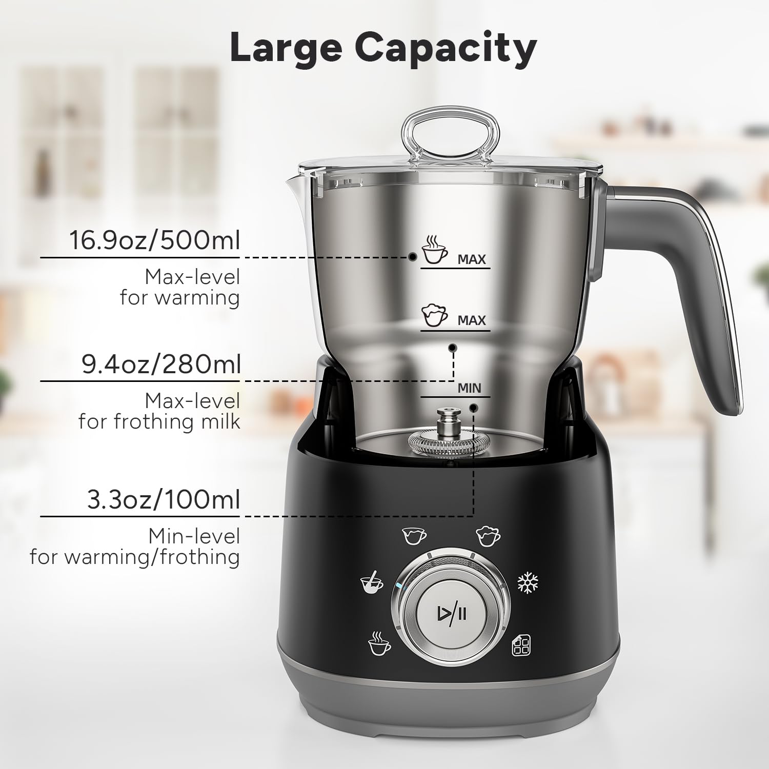 JIMYIU ultra-quiet operation keeps mornings peaceful.