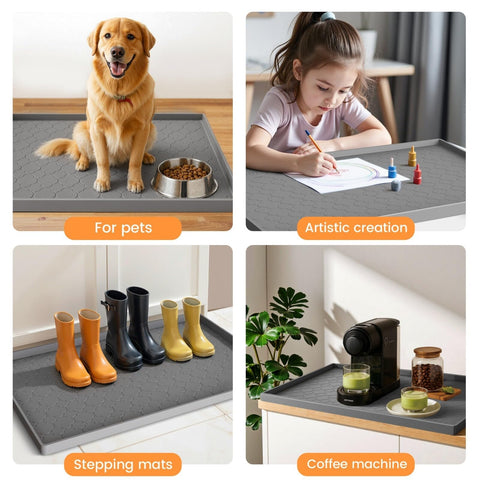 Jin&Bao easy-clean mat, quick to install in minutes.