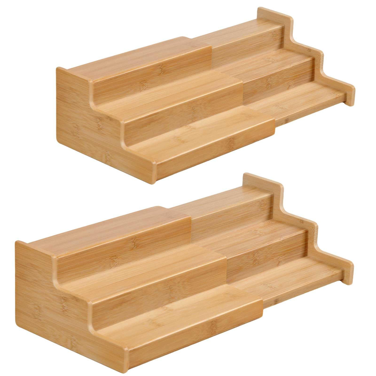 JinDoWin spice rack on countertop displaying spices for quick access.