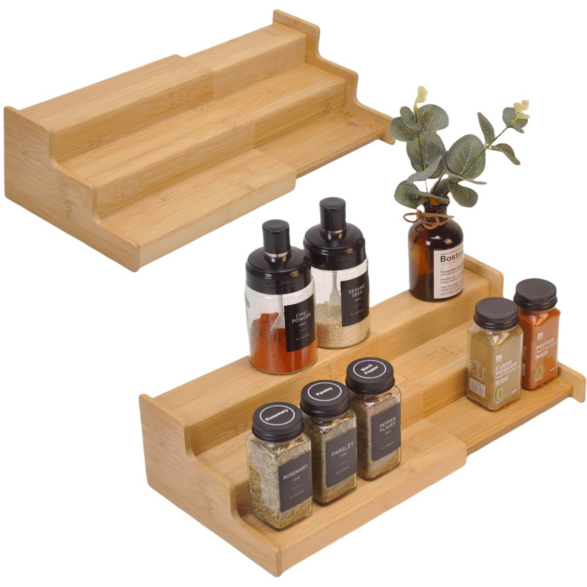 JinDoWin bamboo finish complements any kitchen style and decor.
