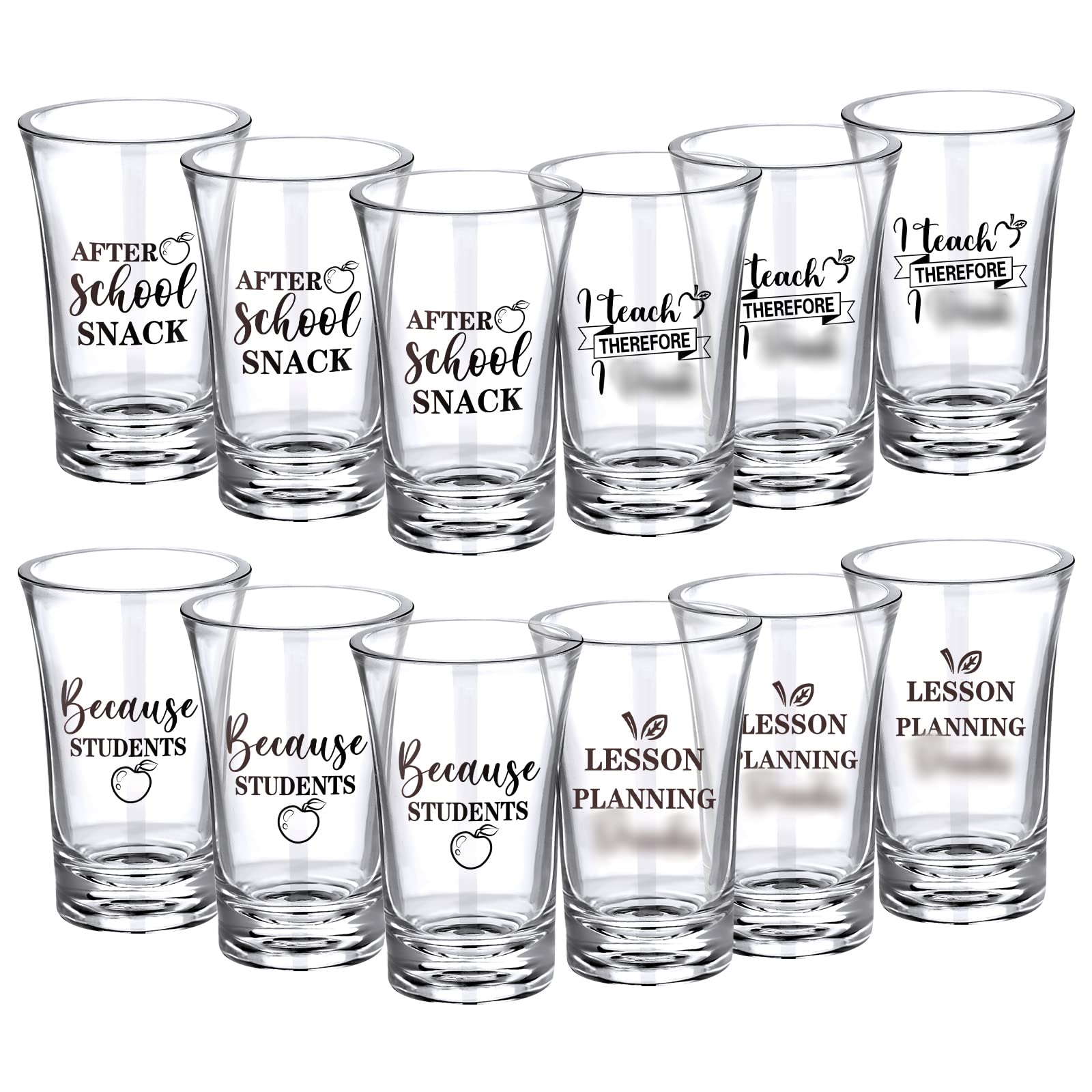 Jinei teacher shot glass style A with a sturdy base for stable use