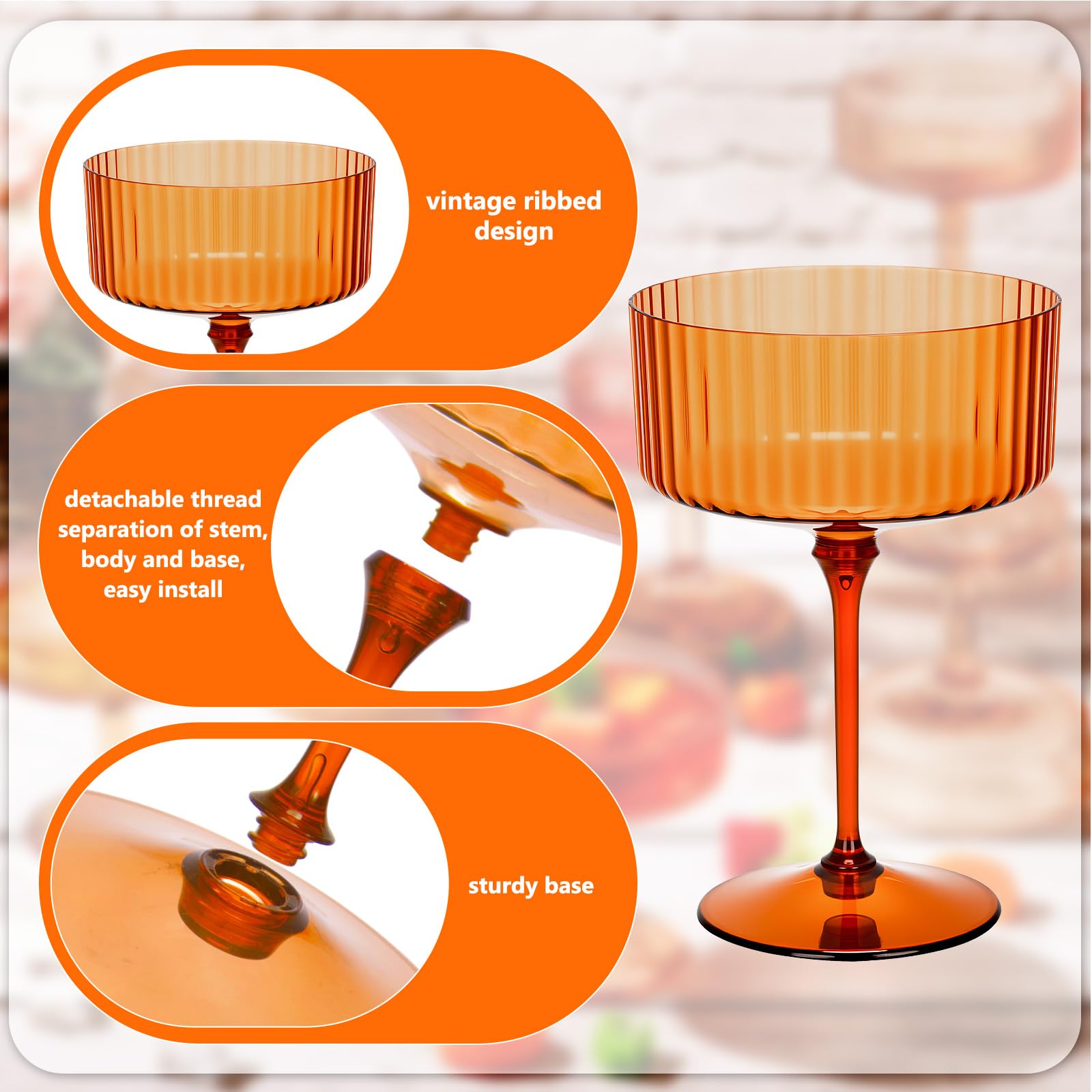 Jingmore disposable dessert cups ideal for parfaits and desserts.