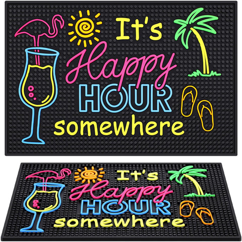 Jingmore rubber bar mat non-slip keeps glasses steady during busy service