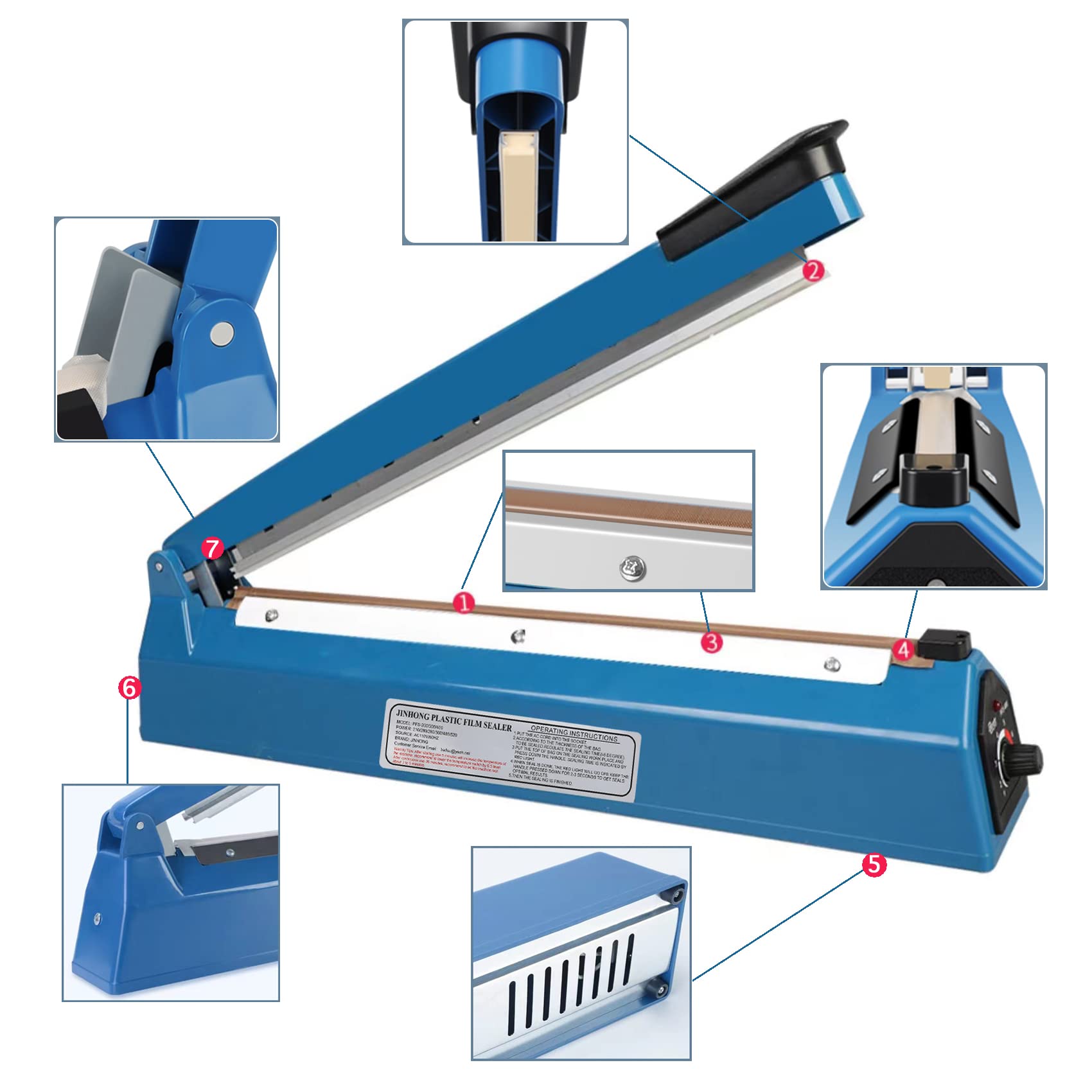 Extra replace element included for extended sealing capability.