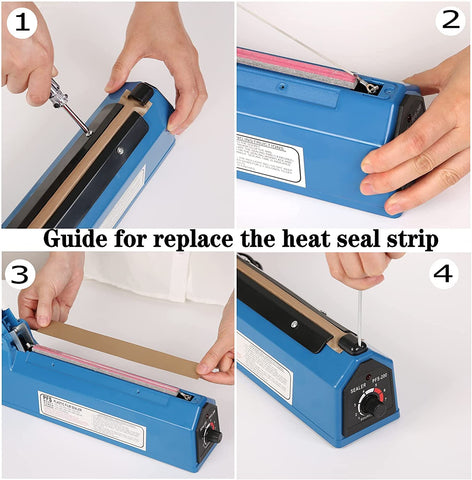 Jinhong impulse heat sealer repair kit included for quick maintenance