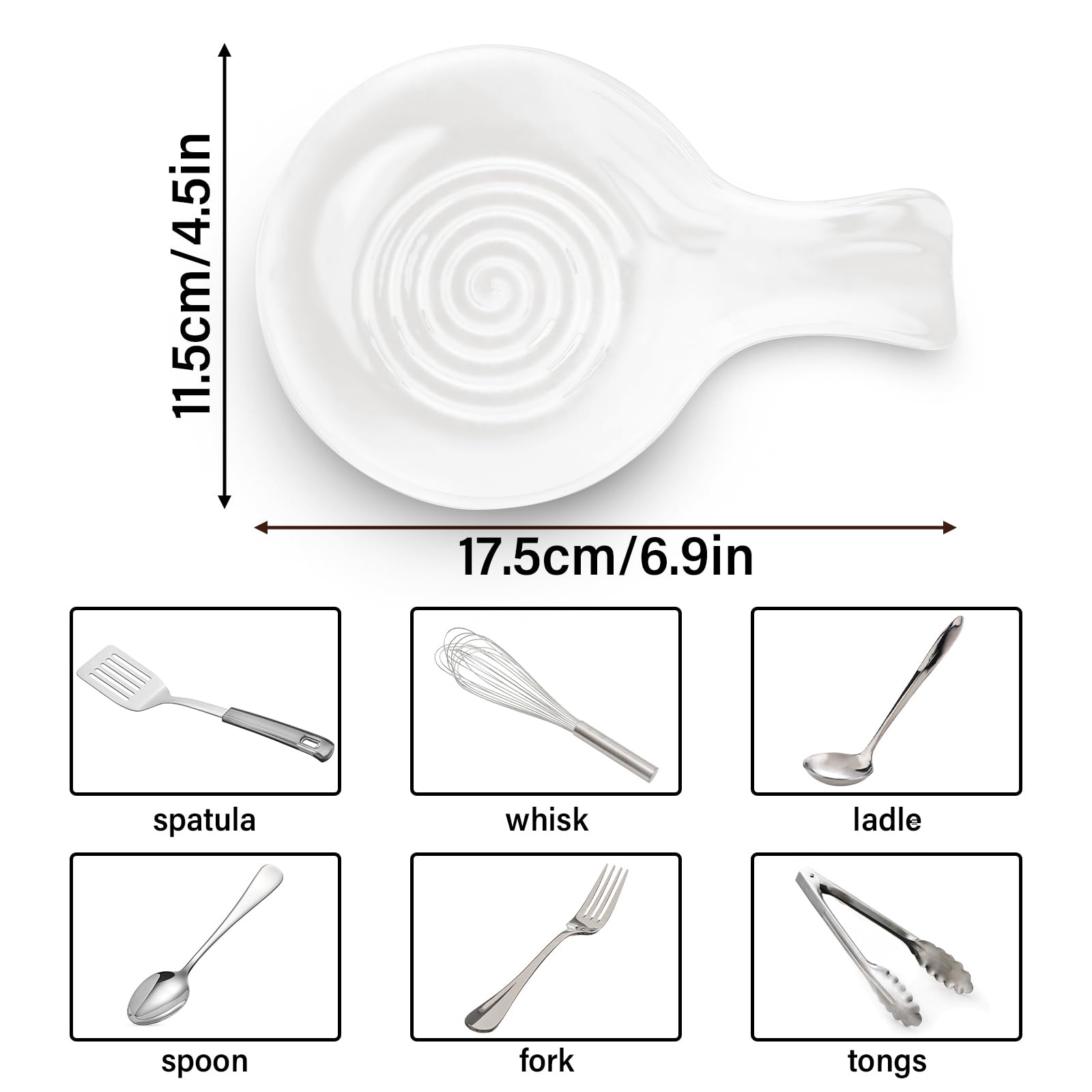 JINIHFW dishwasher-safe spoon holder for easy cleaning