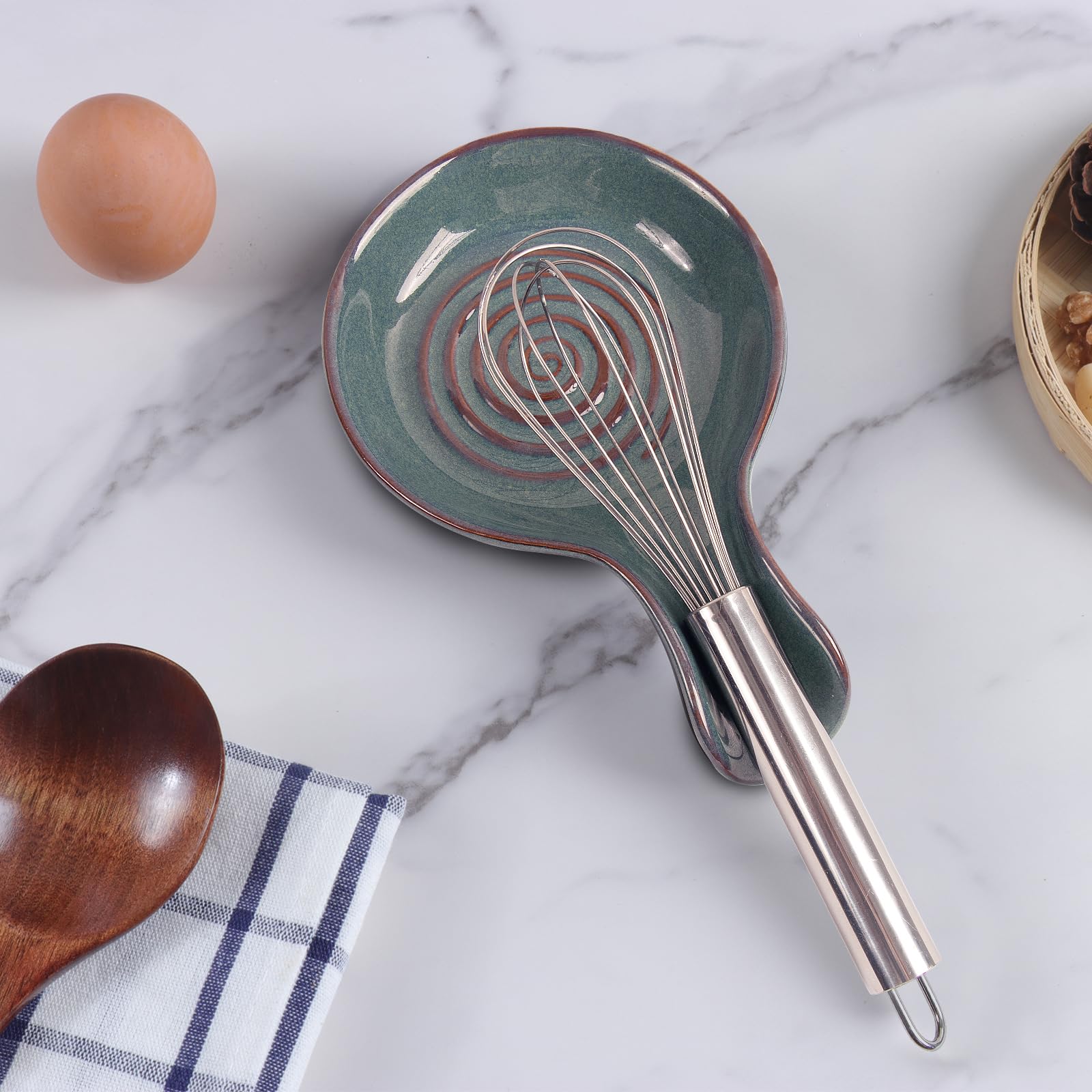 JINIHFW spoon rest ideal for prep and organization on the counter