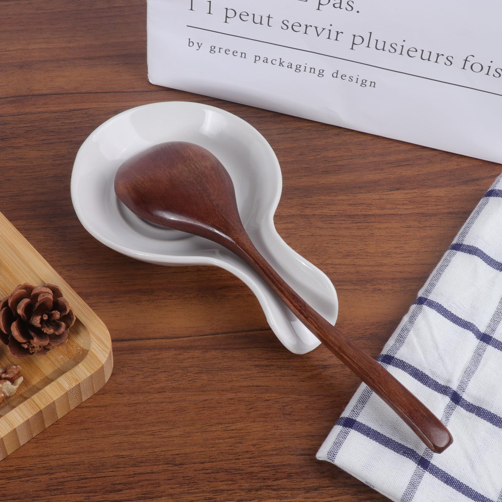 JINIHFW wide-base drips catcher for utensils
