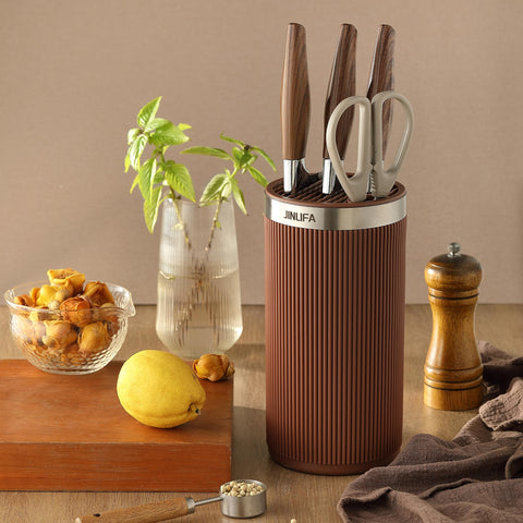 JINLIFA warm brown finish complements diverse kitchen styles with subtle elegance.