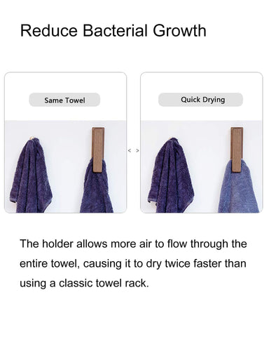 JINMURY quick-drying design promotes air circulation to dry towels faster.