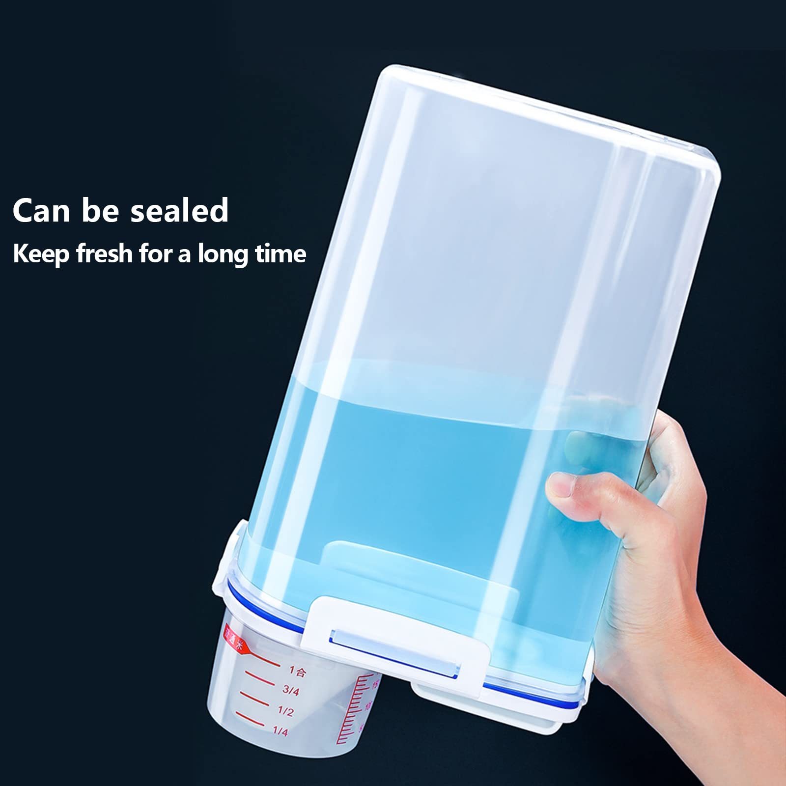 Jioko measuring cup for precise pours and quick scooping.