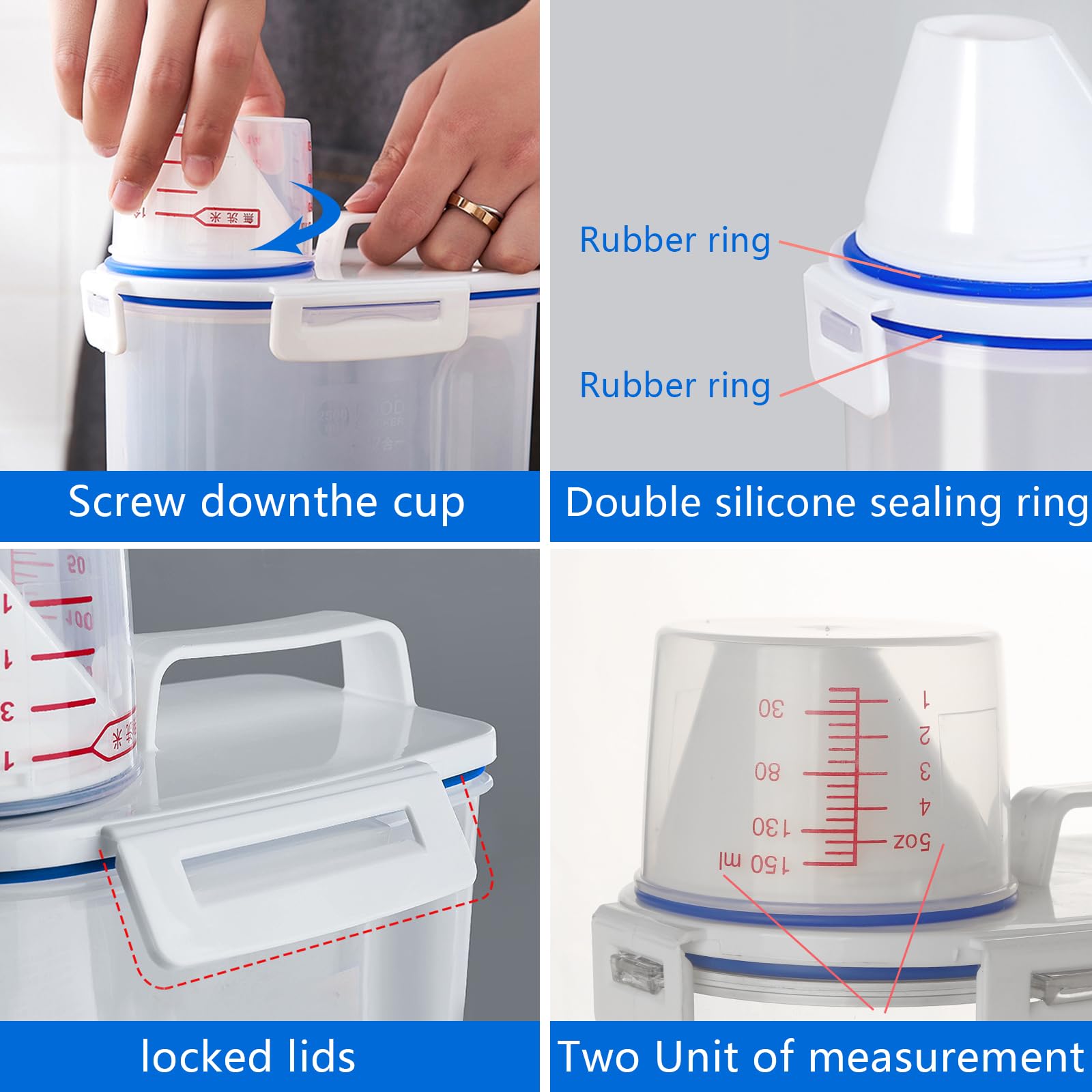 Jioko two-buckles secure cover ensures airtight sealing.