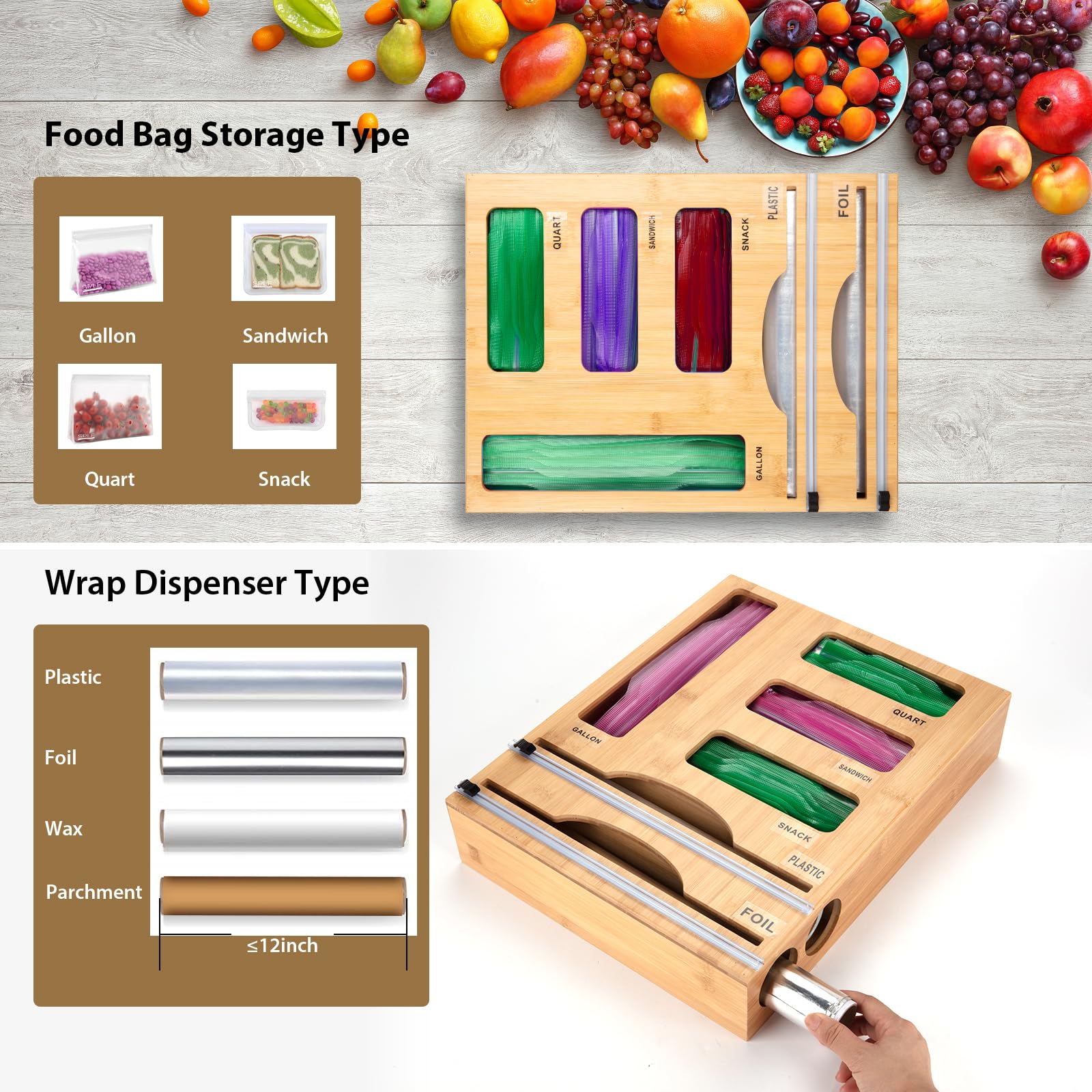 Jitner included 33 labels let you customize drawer organization.