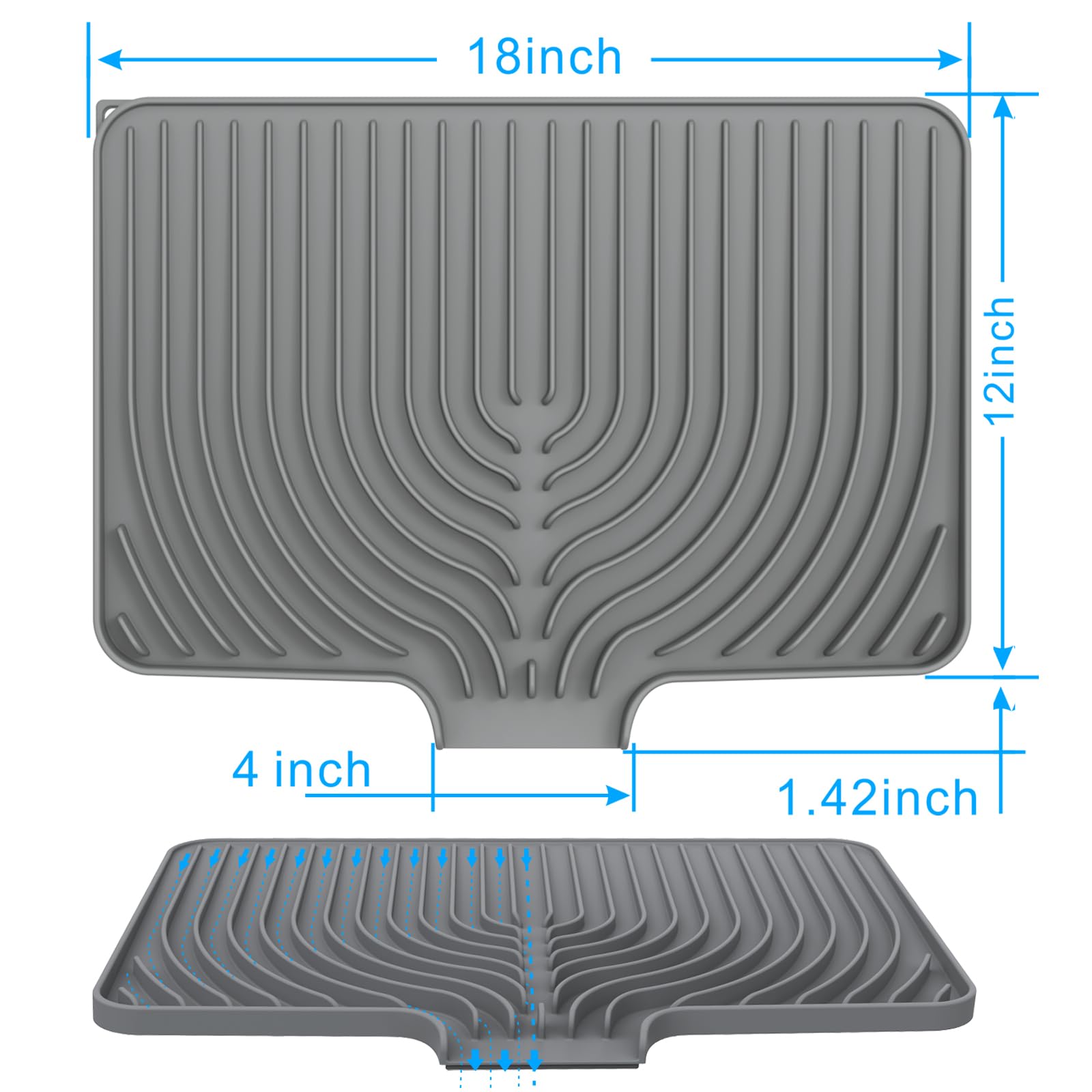 JIUBAR heat-resistant drying mat easy to clean after washing
