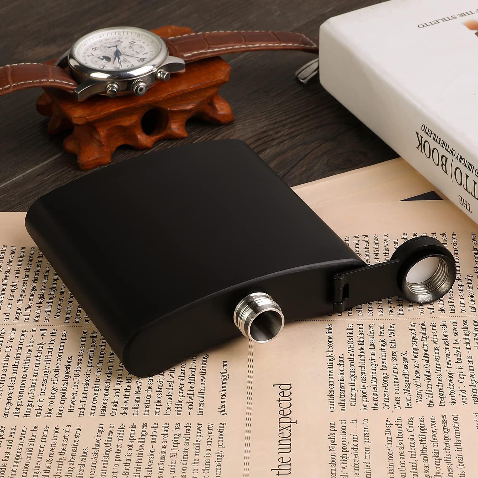 JIUZHU camping hip flask - reliable outdoor companion.