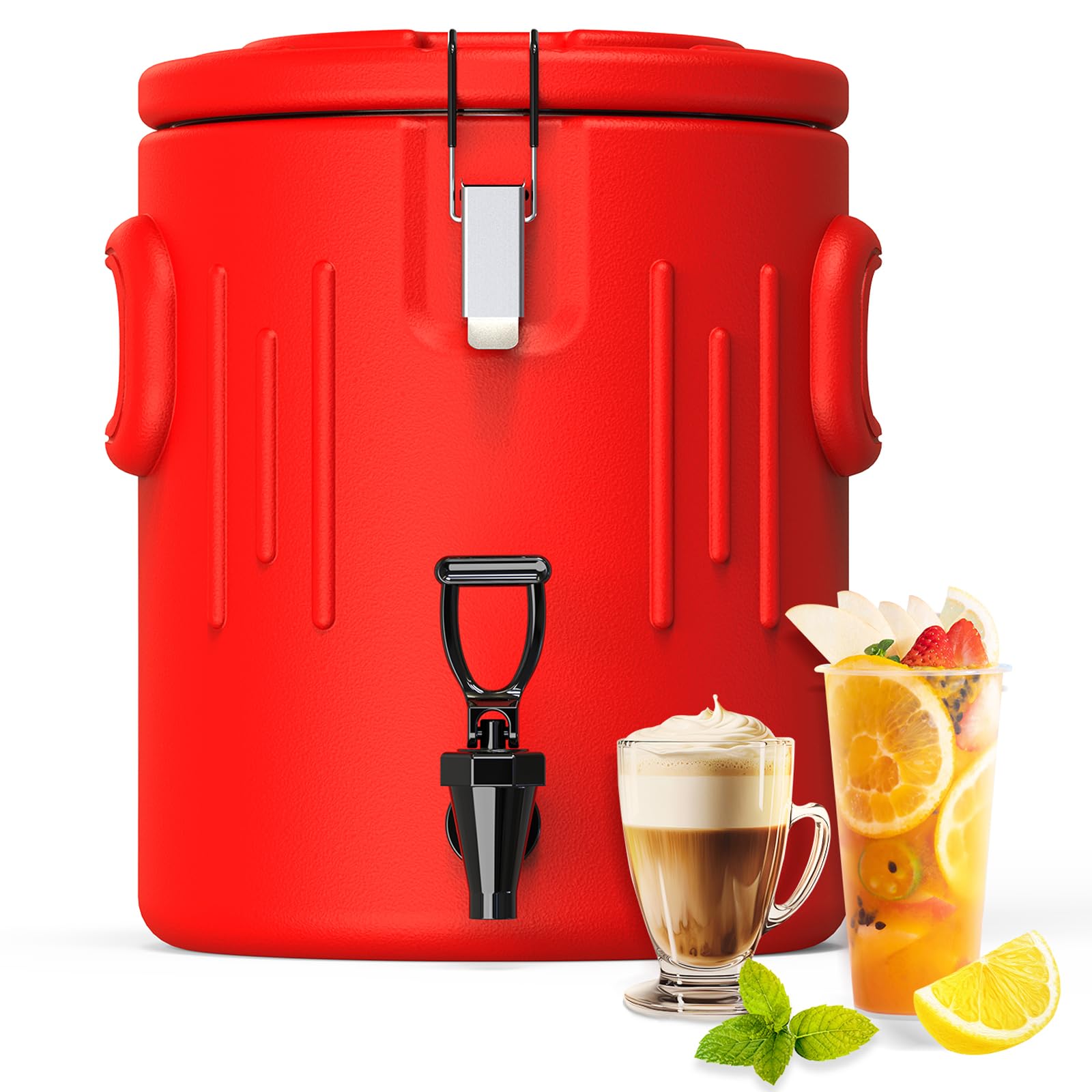 JIVGDN insulated dispenser front view, ideal for gatherings