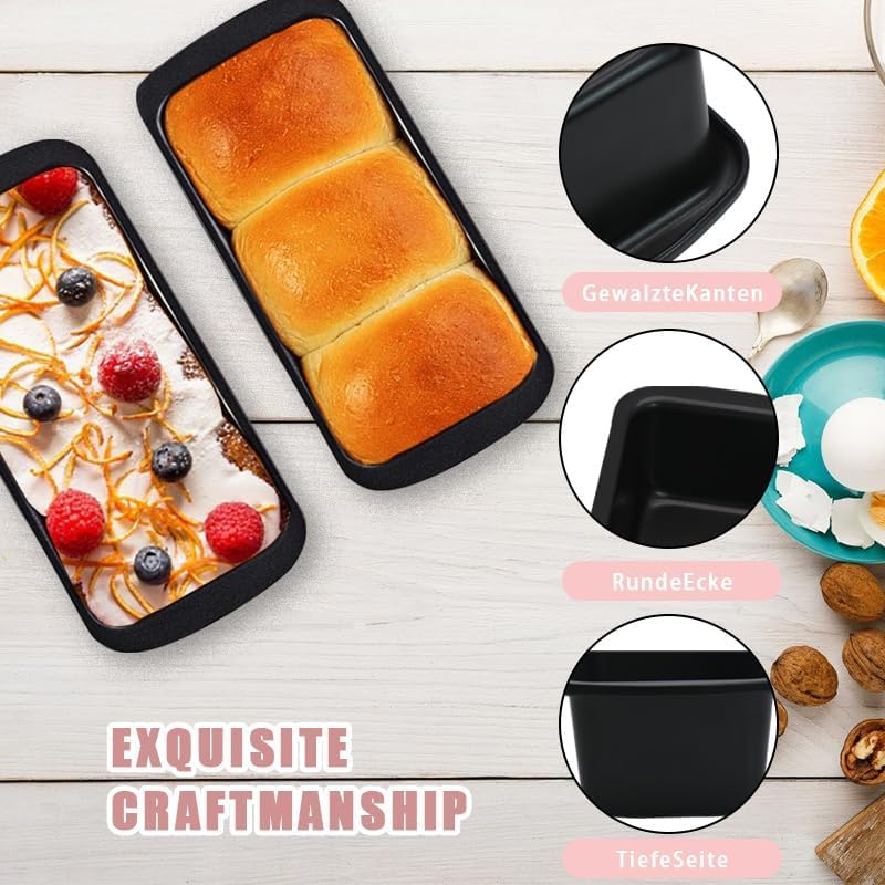 JJYHEHOT 1lb loaf pan with nonstick coating for easy release