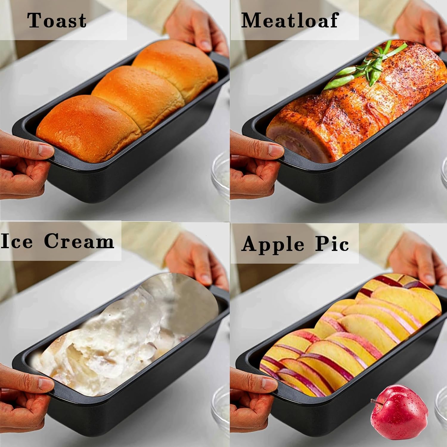 JJYHEHOT banana bread pan ideal for quick bake and neat slices