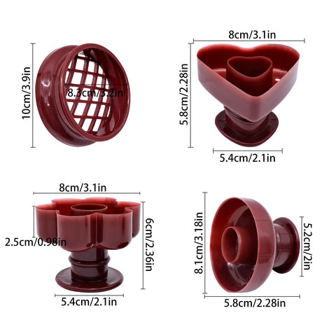 JJYHEHOT flower-shaped donut mold for decorative pastries.