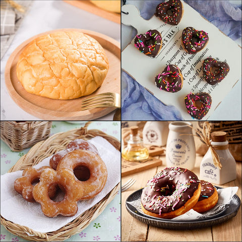 JJYHEHOT food-grade plastic donut mold ensures safe baking.
