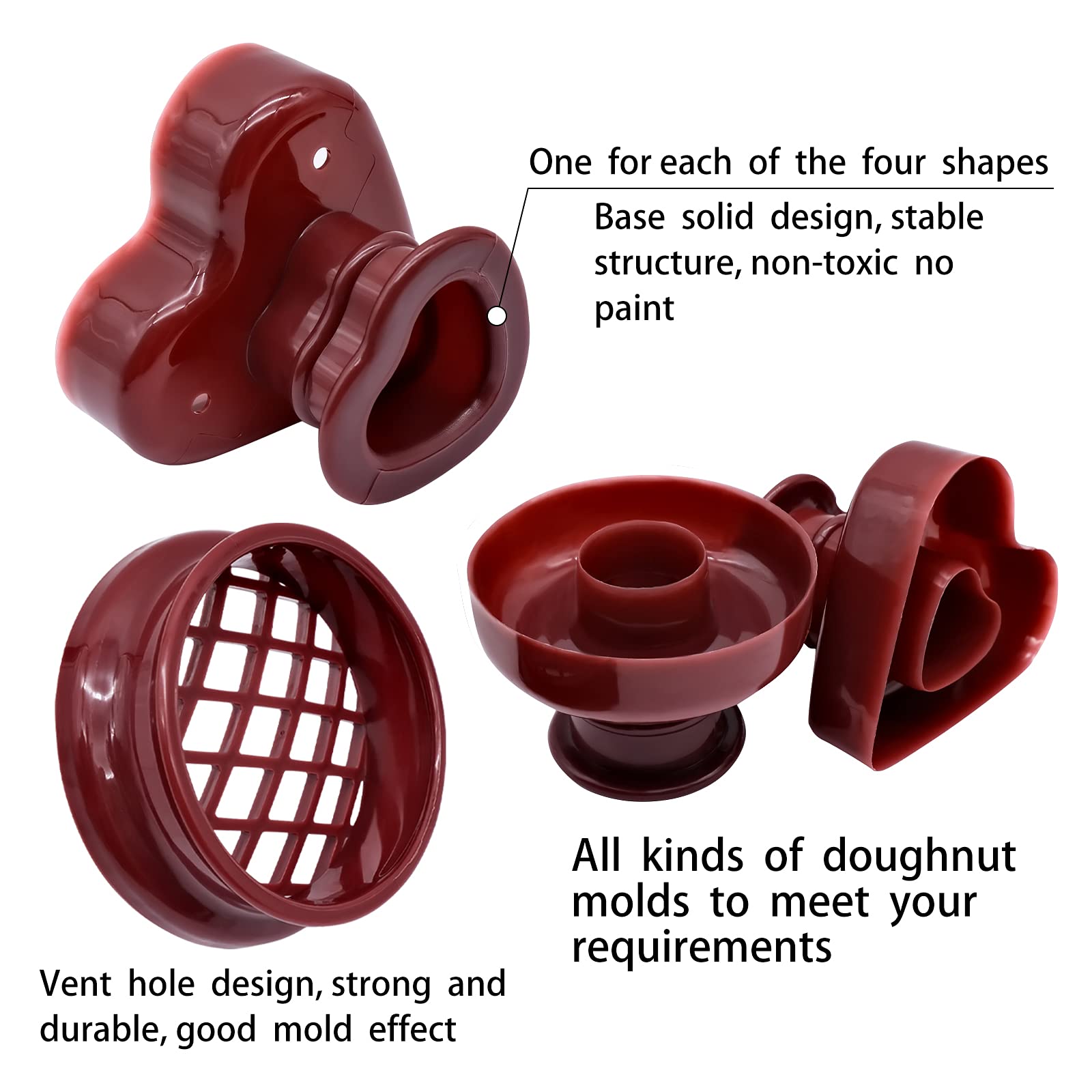 JJYHEHOT pineapple-shaped donut mold for tropical-style treats.