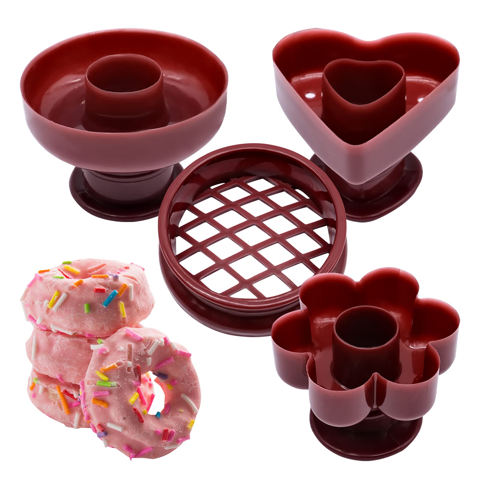 JJYHEHOT round donut mold for quick, even donuts.